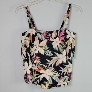 Kona Sol Ruffle Tankini Swimsuit size Large